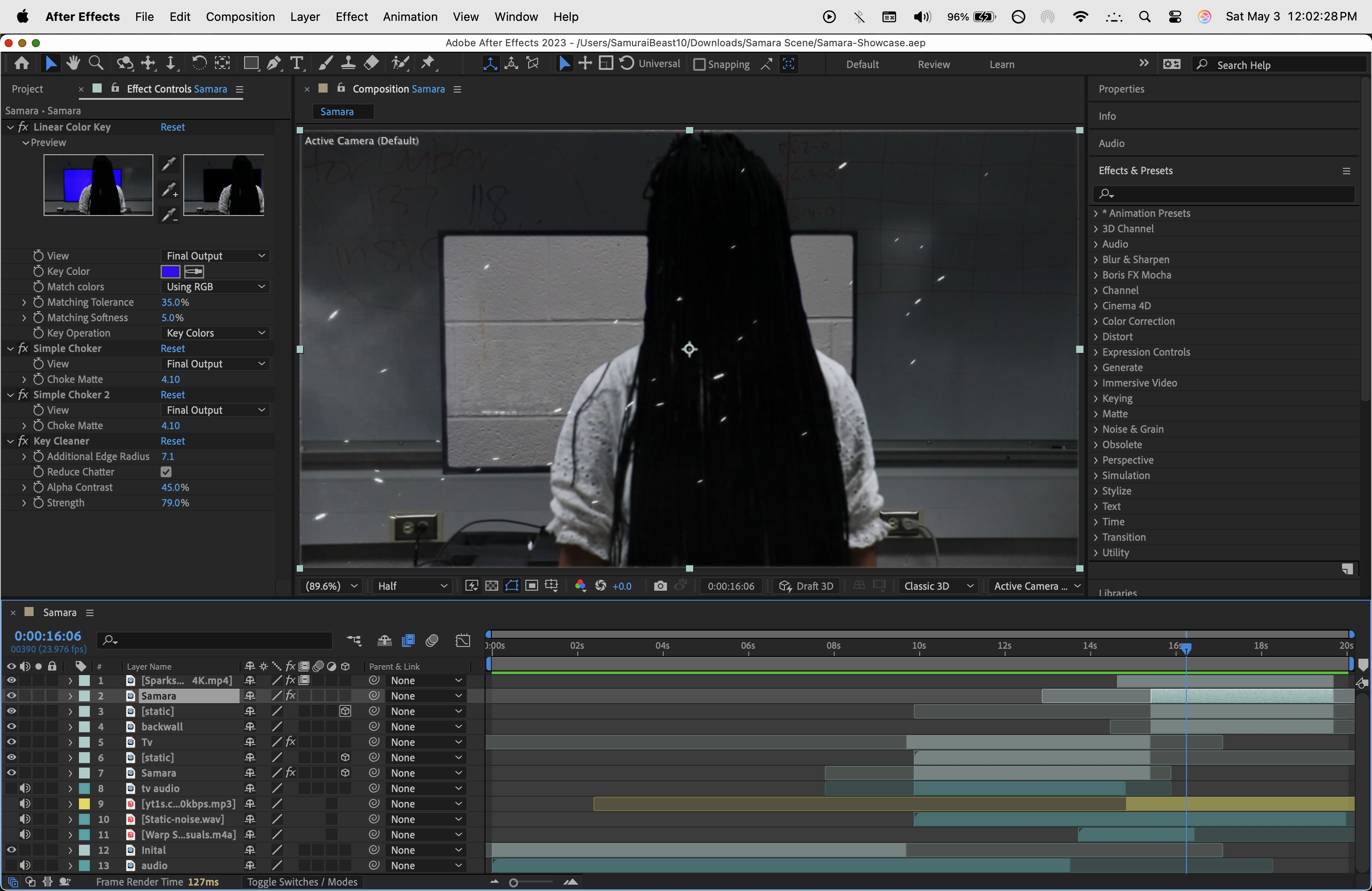 Samara Behind the Scenes VFX part 2