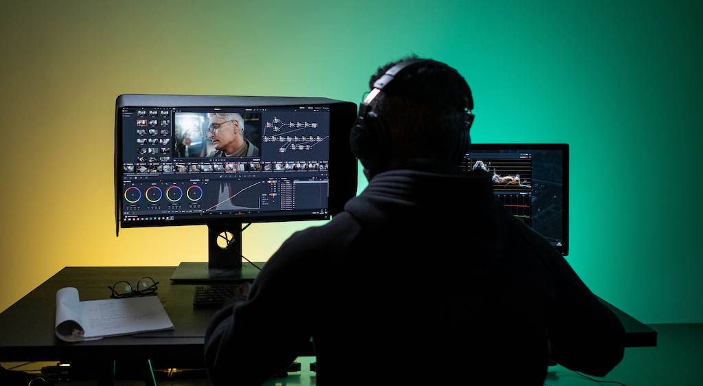 Video editing workspace